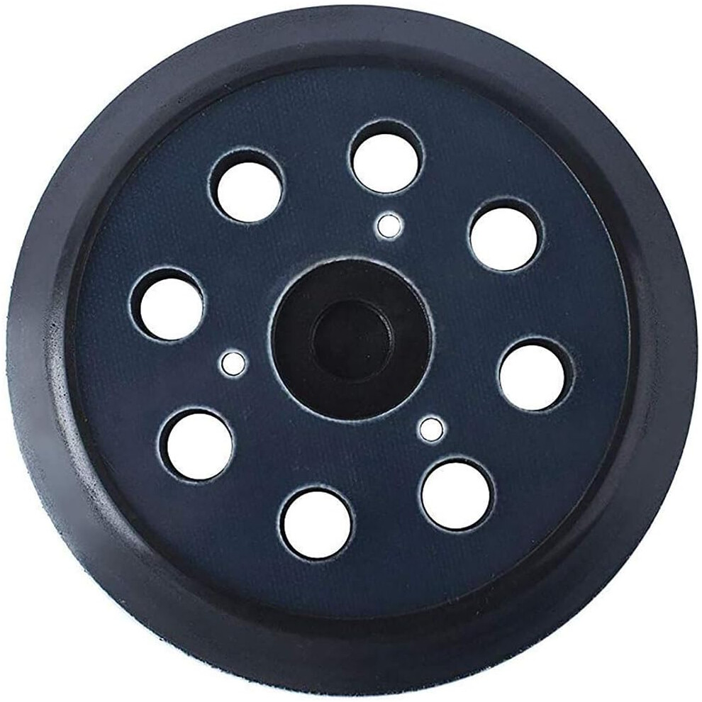 Sanding Backing Plate For Orbital Sander, Universal Replacement Pad 5 Inch Diameter With 8 Hole Design For Efficient Dust Extraction, Hook And Loop 9004841096124