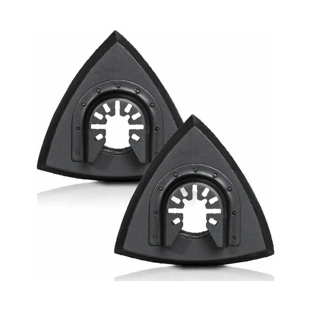 Oscillating Multi-Tool Sanding Pads, Exceptional Endurance Triangle Sanding Pads With Forced Attachment, 2Pcs 9340258986550