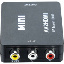 RCA til HDMI-adapter, broen mellem retro og moderne, understøtter PAL NTSC og sikrer global rækkevidde, plug and play til øjeblikkelig