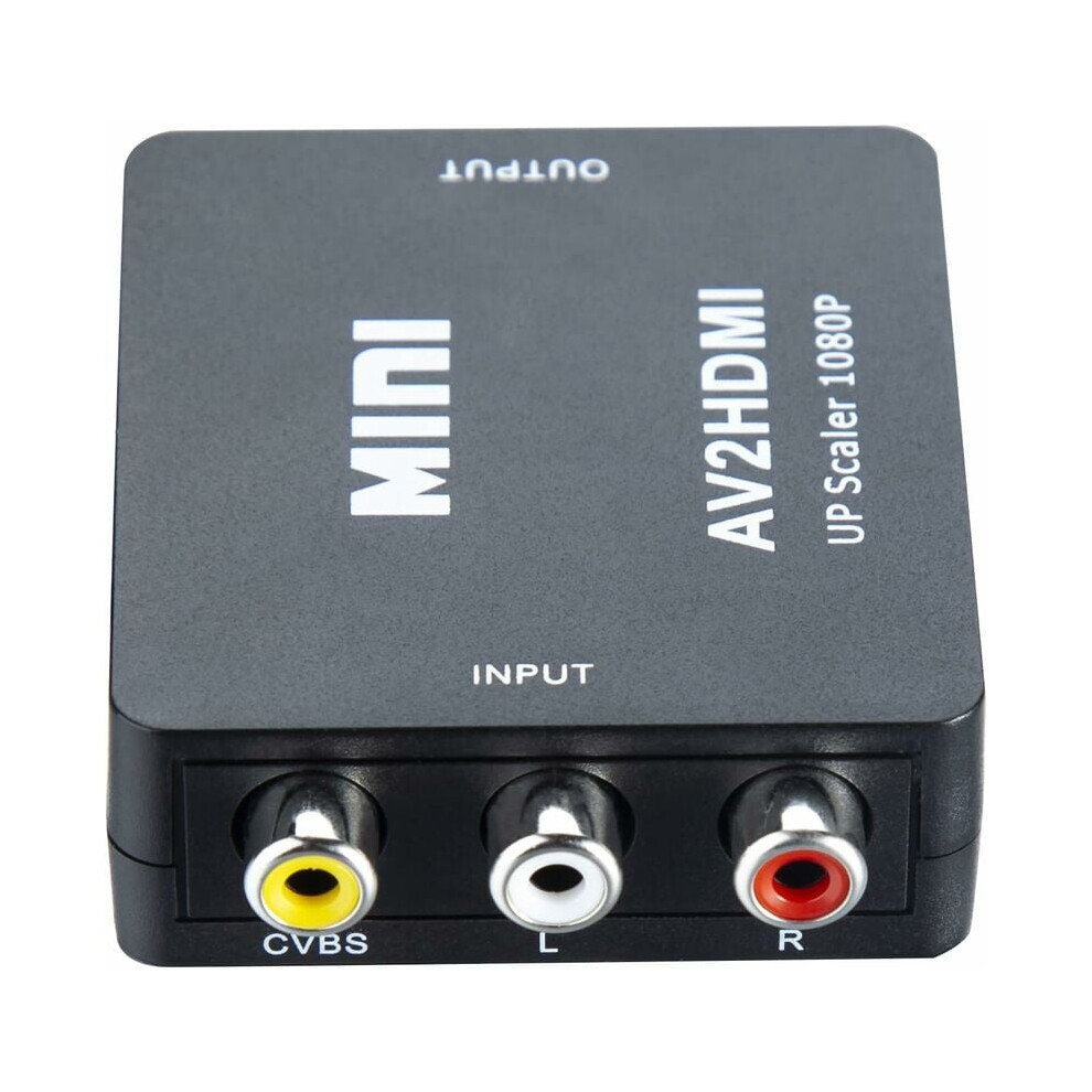 Rca To Hdmi Adapter, The Bridge Between Retro And Modern, Support Pal Ntsc Ensures Global Reach, Plug And Play For Instant Entertainment, Advanced 9173940957299