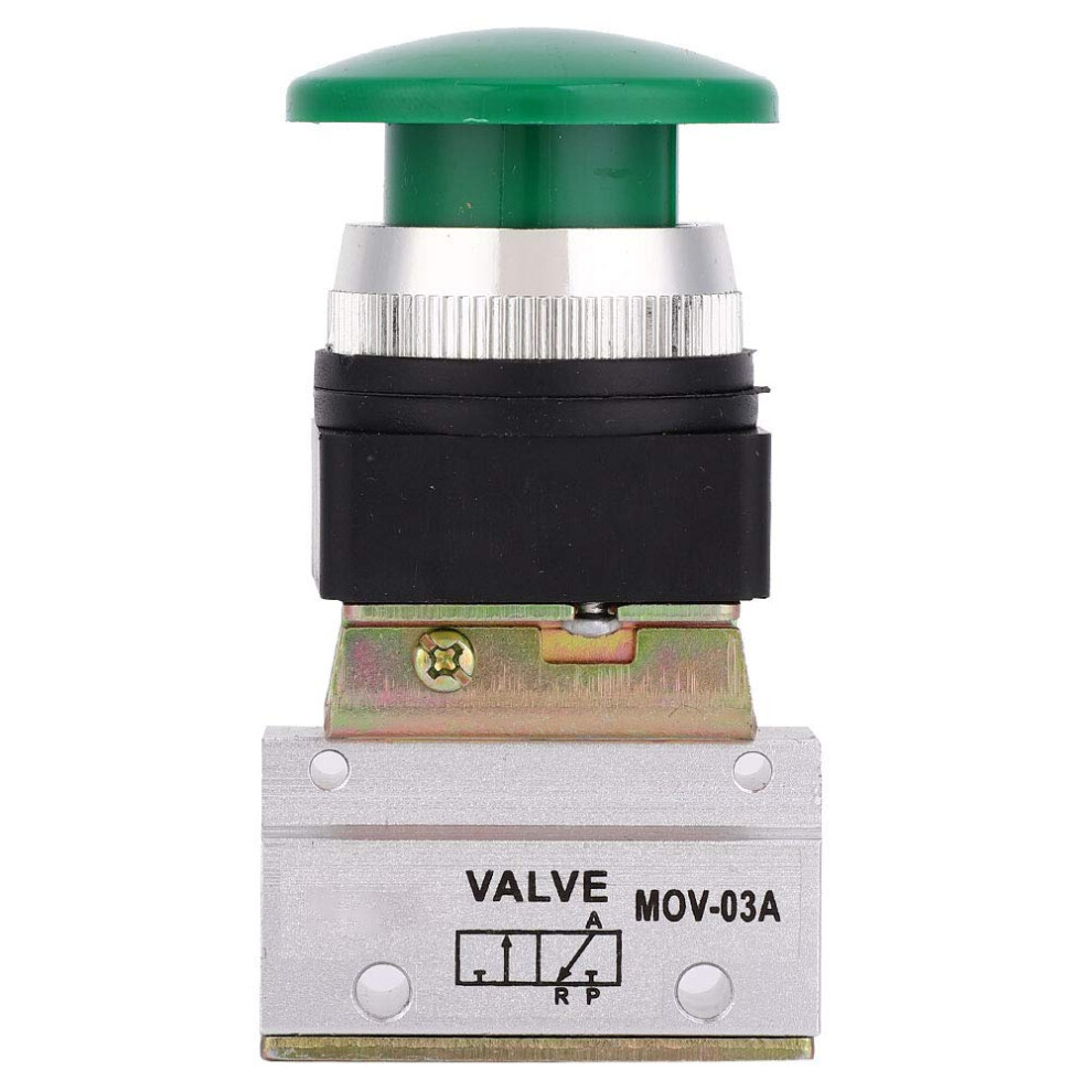 Durable Mechanical Valve For Air Pneumatic Systems, Easy To Use Mushroom Push Button With Good Airtightness For Industrial Applications 9173940957039