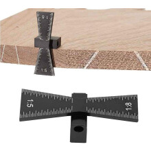 Aluminum Alloy Dovetail Marker Guide, Precise Woodworking Tools with Easy-to-Use Design, Special Surface Treatment for Enhanced Bending Resistance