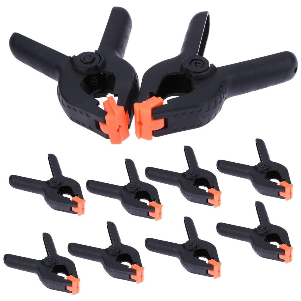 Multipurpose Fiber-Reinforced Nylon Spring Clamps, Adjustable Heavy Duty Set For Photo Studio Backdrop Support, Comfortable Grip, Instant Holding 9358999139470
