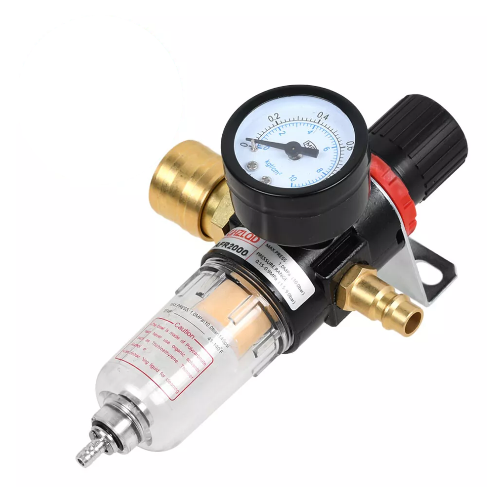Air Filter Pressure Regulator For Pneumatic Systems, Pressure Regulator Kit With Water Separator And Particle Filter, Air Tool Compressor Filter With 9169997639196