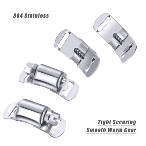 Προσαρμόσιμος σφιγκτήρας σωλήνα από ανοξείδωτο χάλυβα, ρυθμιζόμενος σφιγκτήρας 2
