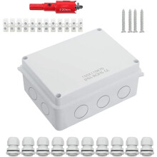 Boîtier électrique IP65, résistant aux chocs et facile à installer, boîtier universel robuste en plastique ABS, jonction étanche à la