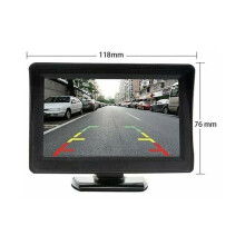 Wireless Backup Camera System with 4.3 Inch Rear View Monitor, Night Vision Function Wireless Rear View Camera with 170 Degree Wide Angle, Universal