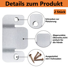 Conectores duráveis para sofás modulares, suporte universal de metal para móveis, sofás, cadeiras e muito mais, fácil instalação e longa vida