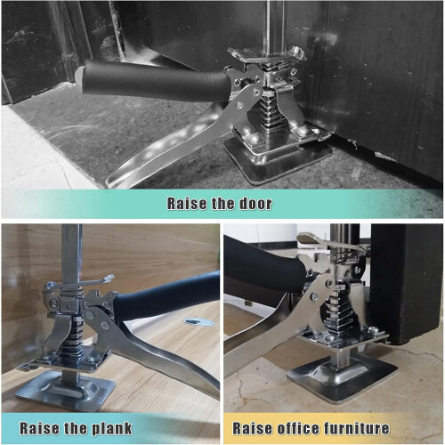 Labor Saving Arm Jacks, Multifunctional Lifter, Portable, Stainless Steel, Precision Scale, Comfortable Handle, For Efficient Home Projects, 2PCS 1