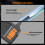 Dual Lens Endoscope, 1920P HD Resolution Semi-Rigid Cable Inspect Camera, Universal Compatibility for iPhone Android Devices, Flexible Cable with 5