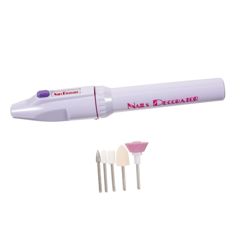 Electric Nail Drill for Acrylic Nails with Low Noise Operation and Ergonomic Comfortable Grip