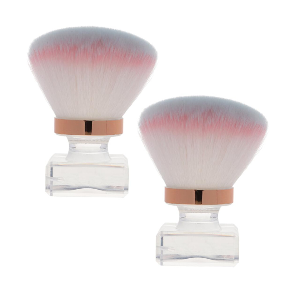 Nail Dust Brush Set with Compact Travel Size and Precise Control for Manicure Cleaning