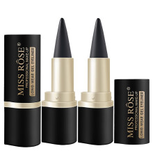 2 Pcs Waterproof Gel Eyeliner Pencil Set Matte Black Smudgeproof Long Lasting Eye Makeup