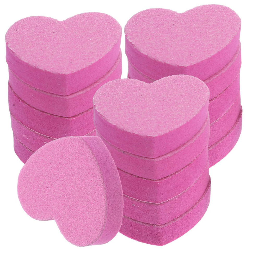 Pink 100Pcs Dual Sided Nail Buffer Block For Manicure And Pedicure Nail File Buffing Tool