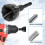 2pcs Deburring External Chamfer Tool, 1/4 Inch Hex Shank Deburring Tool Rotary Remove Burr Chamfering Drill Bit 3