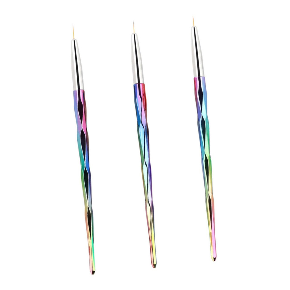 3pcs Nail Art Pens for DIY Manicure UltraFine Detailing and Easy Precision Control