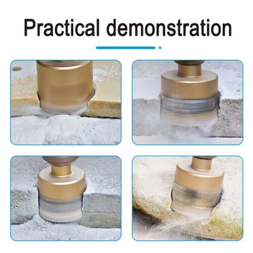12pc Brazing Hole Opener Marble Multi-Purpose Drilling Bit Vitrified Brick Ceramic Stone Reaming Bit Set 6-35mm 1