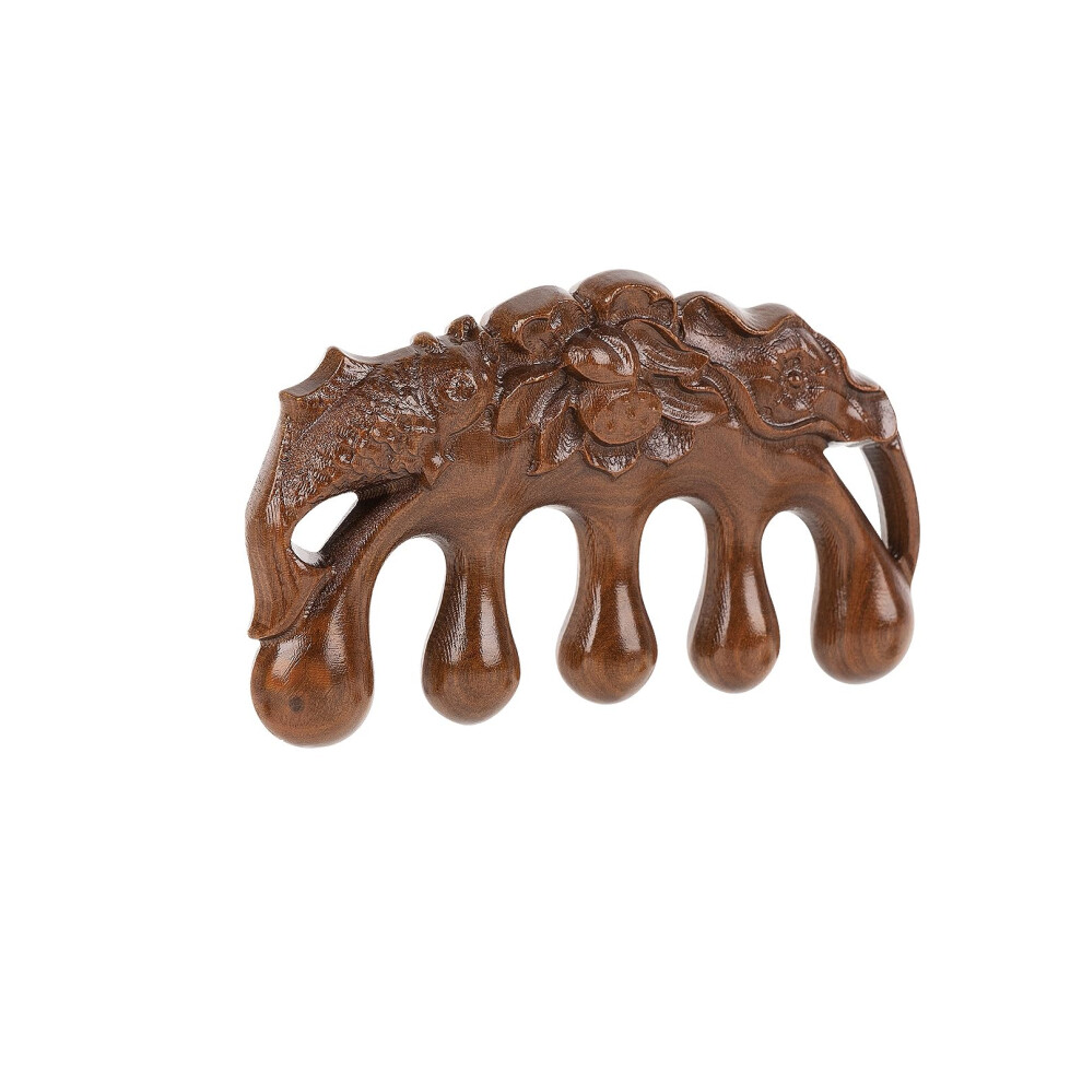 Unisex Sandalwood Scalp Massager Wooden Hair Comb Â Handcrafted Antistatic Detangling With Aromatic Wood