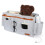 Bedside Caddy Felt Bedside Organizer with Multi Pockets Hanging Storage for Bed, Tablet, Magazine, Remotes 1