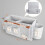Bedside Caddy Felt Bedside Organizer with Multi Pockets Hanging Storage for Bed, Tablet, Magazine, Remotes 5