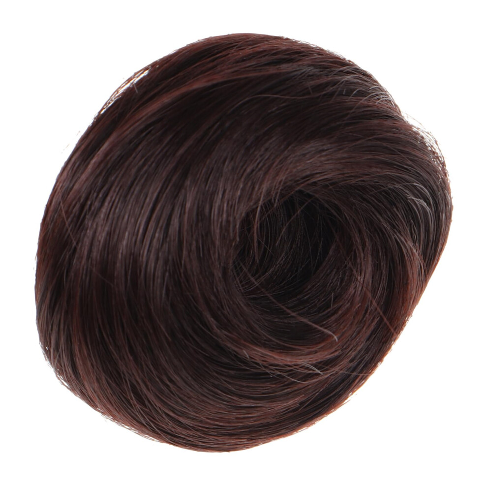 Hair Bun Extension with Realistic Appearance, Heat Resistant ClipOn Ponytail Hairpiece for Women