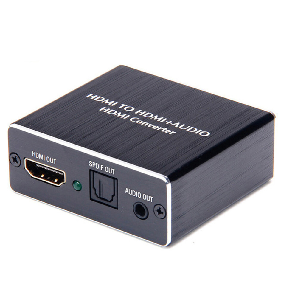 Stereo Extractor Converter For Digital Audio Devices, Hdmi Audio Extractor With 3.5Mm Analog Audio Output And Spdif Output, Hdmi To Hdmi Optical 9009791633085