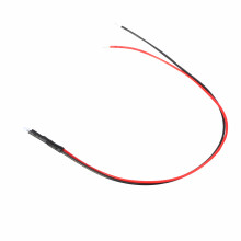 LED multicolorido pré-cabeado com resistor, economia de energia para diversas aplicações.