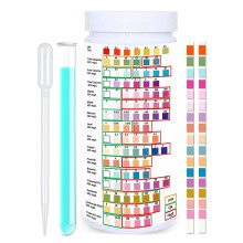 Trinkwasser-Testsets, 16-in-1-Heim-Wassertestset mit umfassenden Teststreifen für pH-Wert, Blei, Härte, Chlor, Eisen und Kupfer