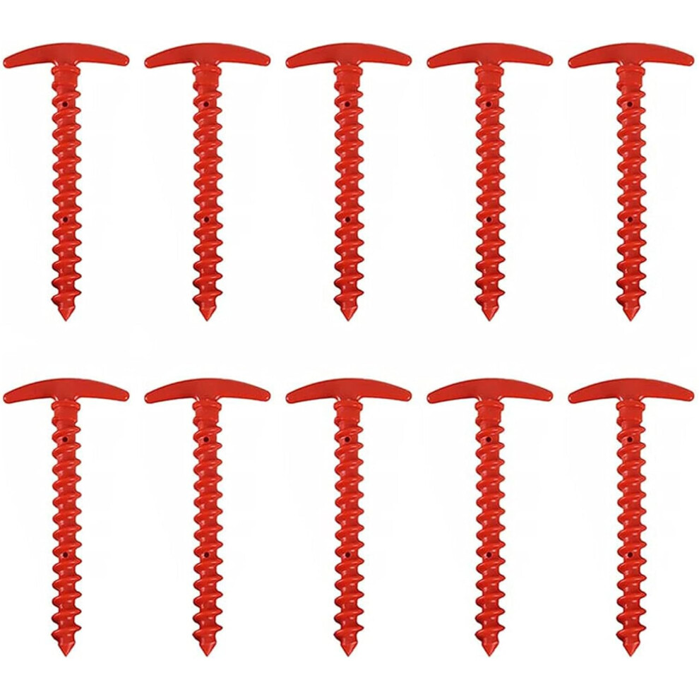 Portable Durable Spiral Ground Anchors For Sand Beach Mud Grassland, Easy Installation Anti-Rust Anchors With Strong Grip And Maximum Security For 9433291253243