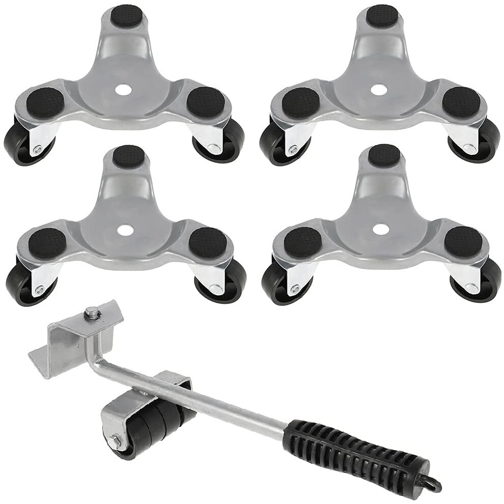 Load Capacity Steel Tri-Dolly, Low Profile And Sturdy For Furniture & Appliance Moves, Saves A Lot Of Effort On Level Ground 9433291277386
