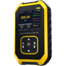 Stralingsdetector met slim alarm, draagbare geigerteller voor nauwkeurige detectie van bèta-, gamma- en röntgenstraling.