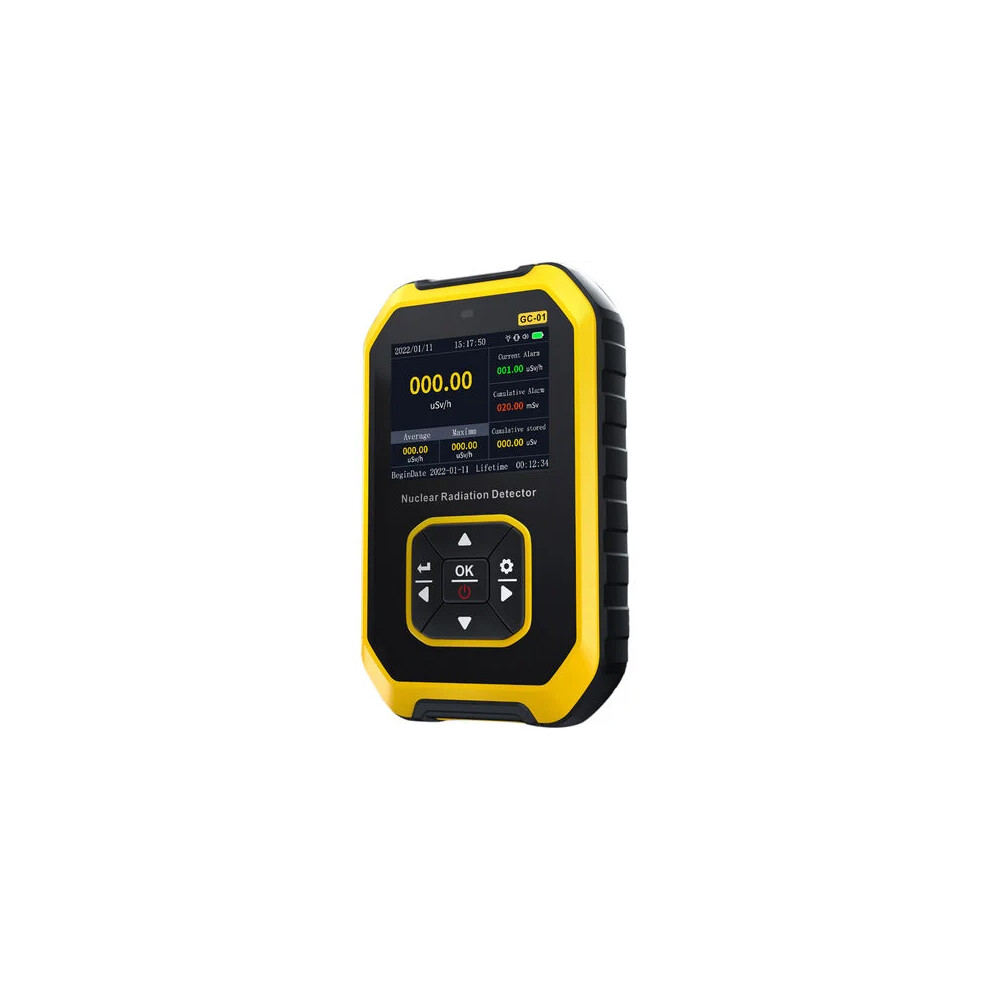 Rechargeable Radiation Detector, Portable Geiger Counter For Beta Gamma X-Ray Monitoring, Smart Alarm With Lcd Display 9433291267868