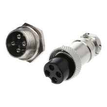 Conector circular para aviación, la solución ideal para conexiones eléctricas, con metal resistente a la corrosión y pines de cobre plateado