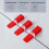 Innovative Tile Leveling System, Plastic Tile Leveling Clips for Professional Ceramic Tile Installation, Smooth Surface Various Types of Tile Spacers 5