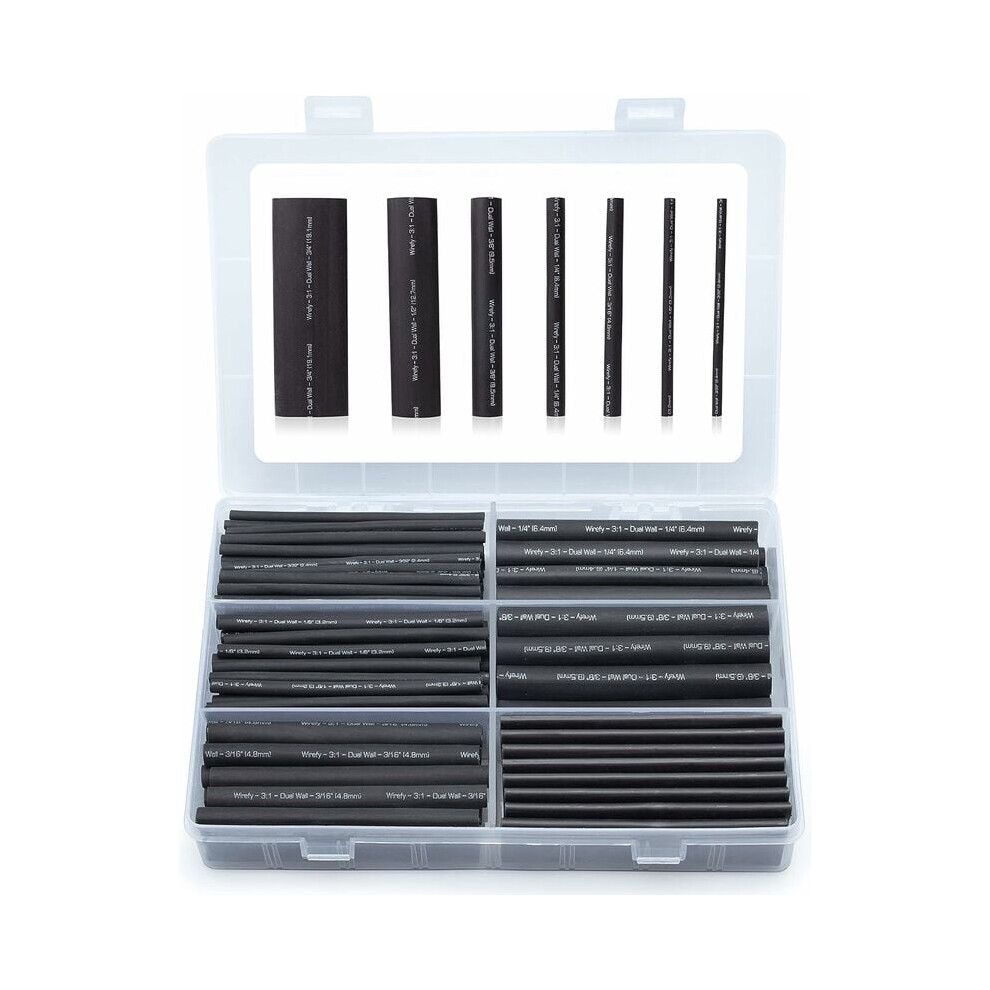 Heat Activated Adhesive Lined Heat Shrink Tubing, Ideal For Cable Joints And Marine Applications, Waterproof Protection Ensures Safe Electrical 9423501433060