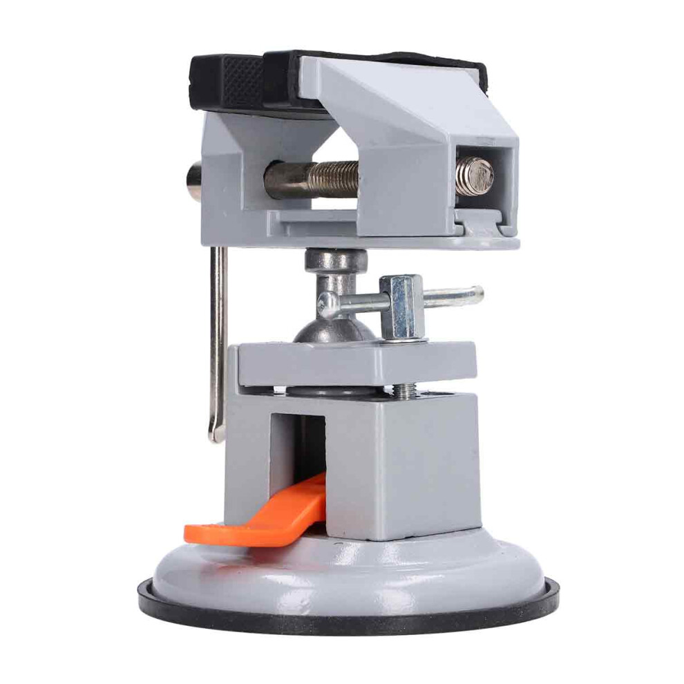 Vacuum Base Vise With 360 Degree Swiveling Head Multi Angle Pivoting Adjustable Chuck For Smooth Work Surface Mounting Powerful Suction Wear 9169997643049