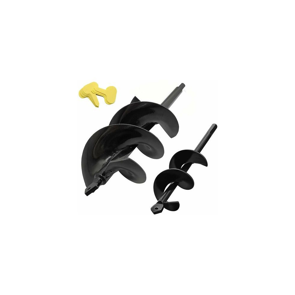 Efficient Spiral Drill Bit For Quick Bulb Planting, Heavy-Duty Garden Auger With Solid Shaft, Post Hole Digger Designed For Hard Ground, 3_8 Hex 9423501424976