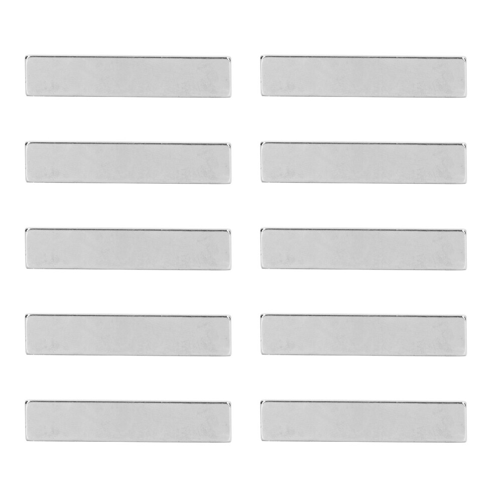 Industrial Grade Neodymium Bar Magnets, Rare-Earth Metal Ensures Extreme Durability, Permanent Magnetism Offers Consistent Performance For Diy 9340959107247
