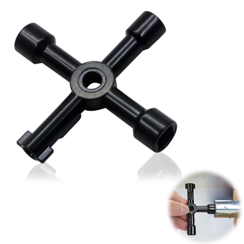Sturdy And Durable Zinc Alloy Universal 4 Way Multi-Functional Utilities Key, Serves As A Wrench For Turning Screws And Ensures Compatibility With 9169997642653
