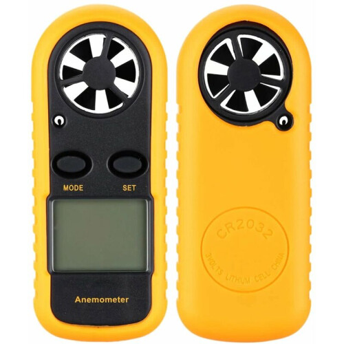 Professional Digital Anemometer Handheld, Multi-function Wind Speed Meter With Fast Response Time Due To External Thermistor, Wind Temperature Gauge 1