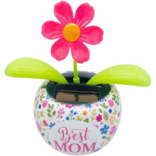 Verbeter je humeur met deze dansende zonnebloem, die een vleugje kleur en vrolijkheid aan je dag toevoegt en levendig heen en weer zwaait als