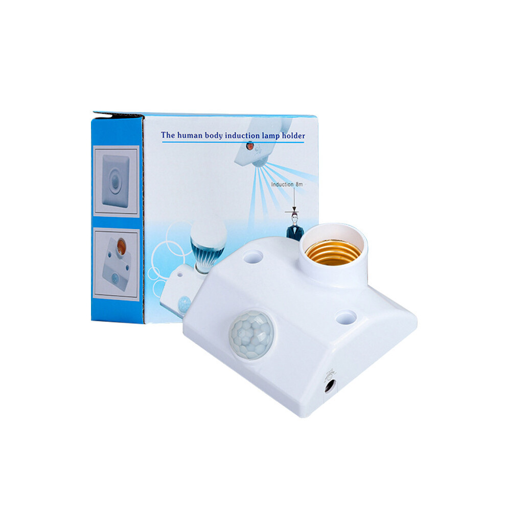 Pir Motion Sensor Light Socket With Ir Detection, Adjustable Auto On Off Functionality For E27 Bulbs, Human Body Sensing Technology Ensures Energy 9169997643643