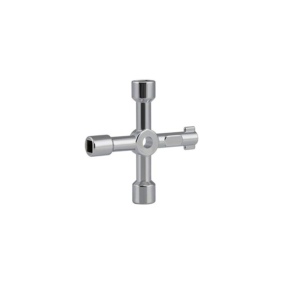Versatile Utility Key Kit, 4 Shapes Utility Meter Key For Wide Application Valves, Strong Stainless Steel Ensures Longevity And Strength 9004841087511