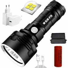 LH351D LED-Taktik-Taschenlampe, Taucherlampe, 30000 bis 100000 Lumen, robust, bruchfest, rostfrei, taktischer Einsatz, rutschfester Griff