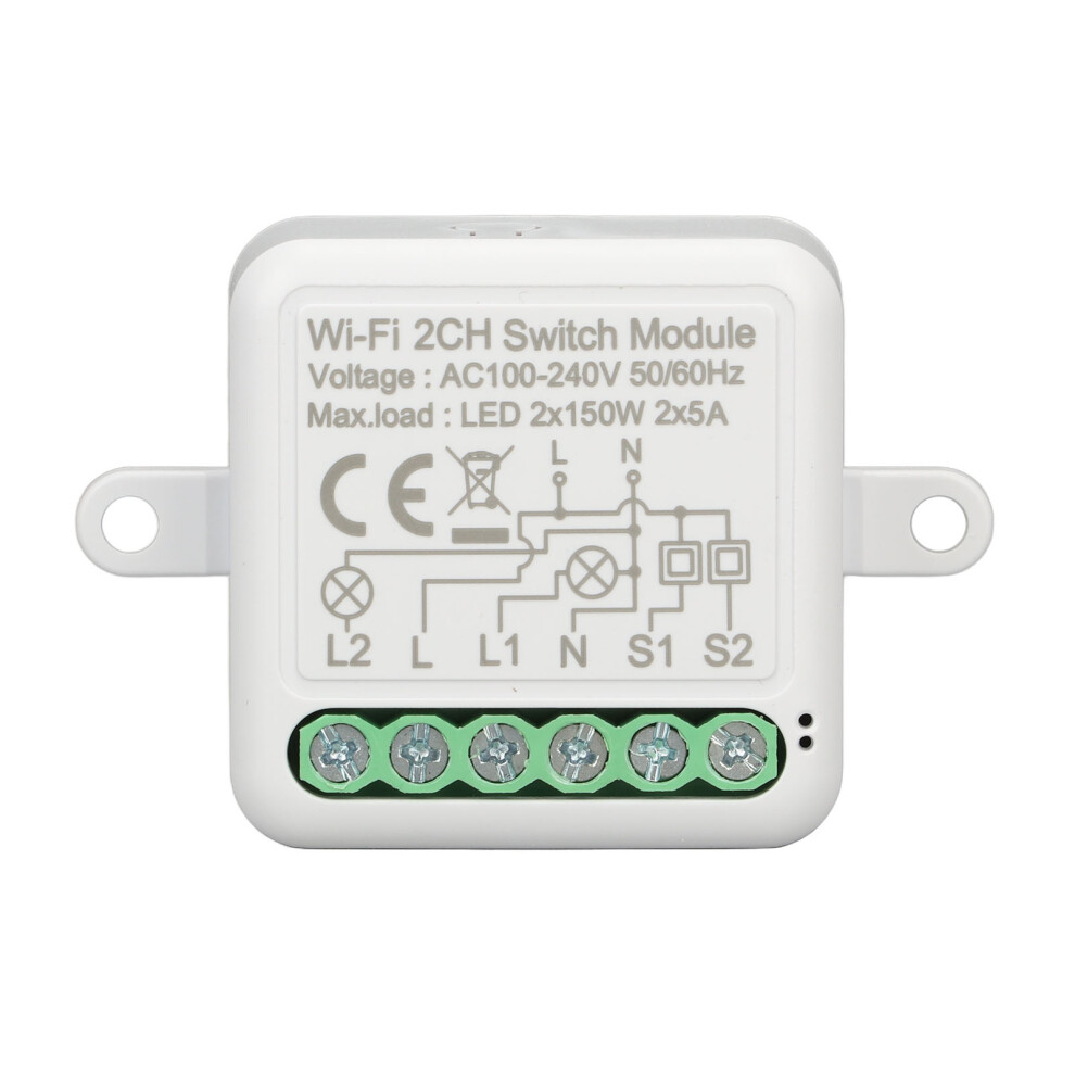 Next-Gen Smart Relay Switch, Wifi Control For Home Automation, Group Control & Timers, Voice Command With Alexa & Google Home, Smart Life App 9173940981829