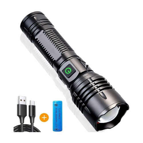 Φακός εξαιρετικά φωτεινός 15000 Lumens, χάντρες XHP99LED με σταθερή διάρκεια ζωής