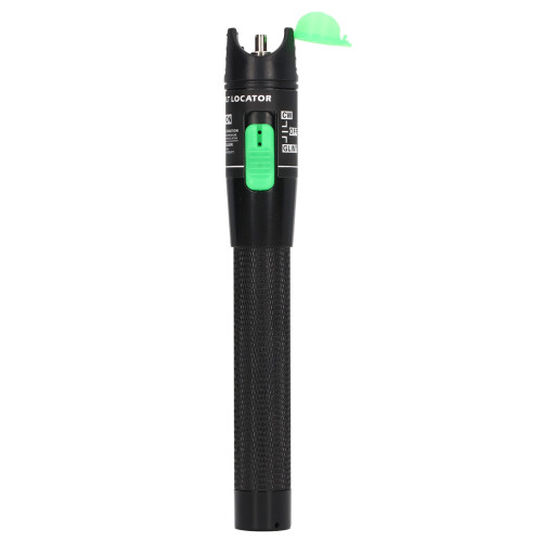 Fiber Optic Cable Tester for Field Diagnostics, Visual Fault Locator with Replaceable Ceramic Core and Long Battery Life, Durable Rugged Build with 1