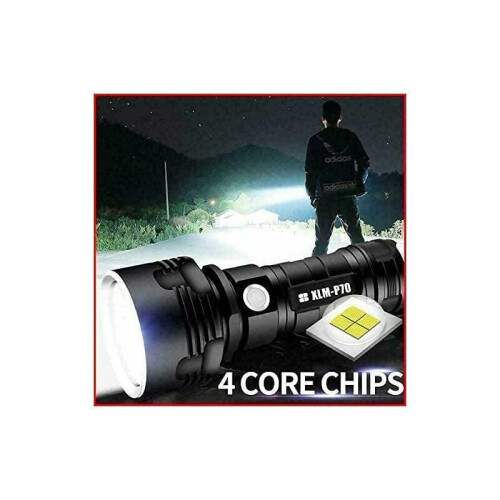 Φακός LED LH351D Tactical, Φως κατάδυσης, 30000 έως 100000 Lumens, Βαρέως τύπου, Ανθεκτικός στη 2