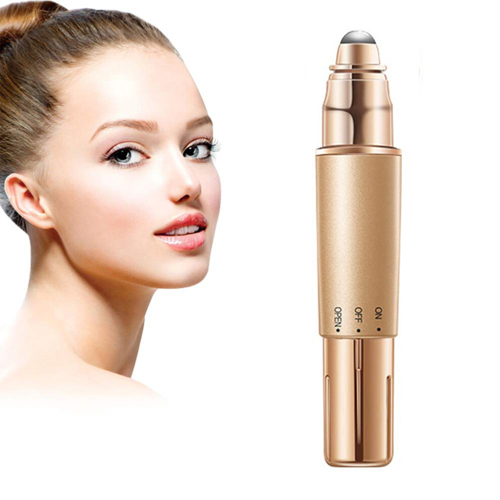 Facial Hair Trimmer, Painless Eyebrow Hair Removal Tool, Precision Tip With Stainless Steel Blades For All Skin Types