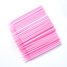 Micro Cotton Swabs for Eyelash Extension, Disposable Micro Applicator Brush with Non Drip and Lint Free Design for MultiPurpose Tools, 100PCS
